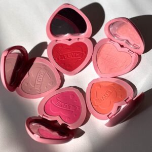 Rubor en Polvo Forma Corazón