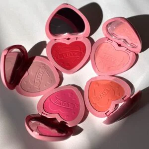 Rubor en Polvo Forma Corazón