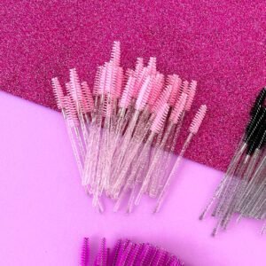 Aplicadores Desechables para Pestañas - Rosado