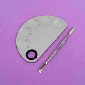 Paleta Mezcladora de Acero - Semicircular