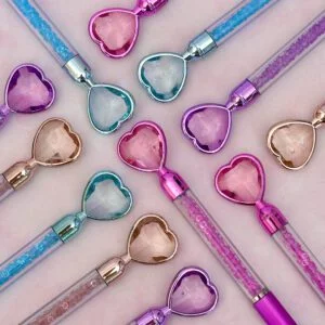 Lapicera Corazón de Cristal