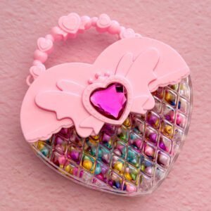 Set para Armar Collares y Pulseras Corazón Cristal