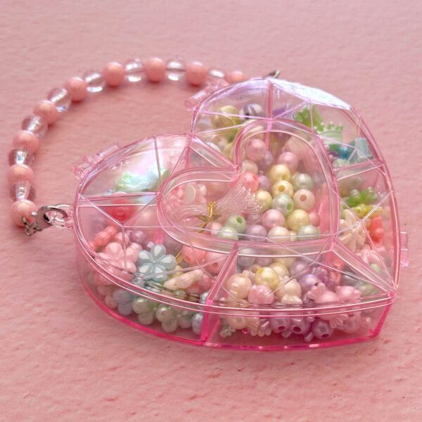 Set para Armar Collares y Pulseras Corazón - Imagen 2