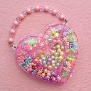 Set para Armar Collares y Pulseras Corazón