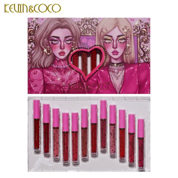 Set de Labiales Mate Pinky Sisters Kevin & Coco - Imagen 2