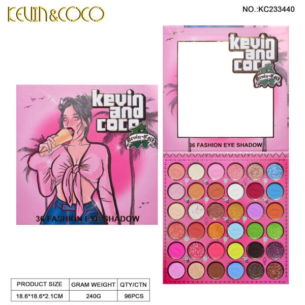Paleta de Sombras Miami Makeup Kevin & Coco - Imagen 5