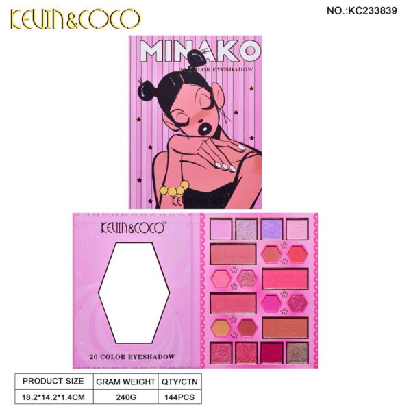 Paleta de Sombras Minako Kevin & Coco - Imagen 2