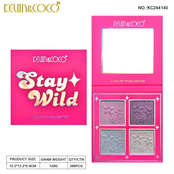Paleta de Iluminadores Stay Wild Kevin & Coco - Imagen 2