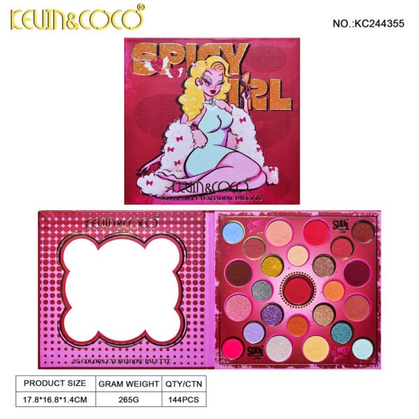 Paleta de Sombras Colección Spicy Girl Kevin & Coco - Imagen 6