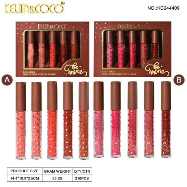 Set de Labiales Líquidos Be Mine Kevin & Coco - Imagen 2