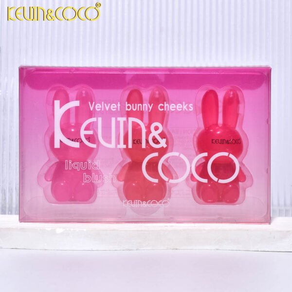 Set de Rubores Líquidos Velvet Bunny Cheeks Kevin & Coco - Imagen 5