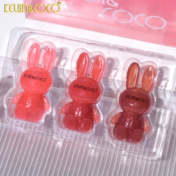 Set de Rubores Líquidos Velvet Bunny Cheeks Kevin & Coco - Imagen 3