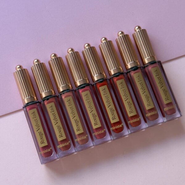 Labial Líquido Mate Rouge Velvet Ink Ministar - Imagen 6