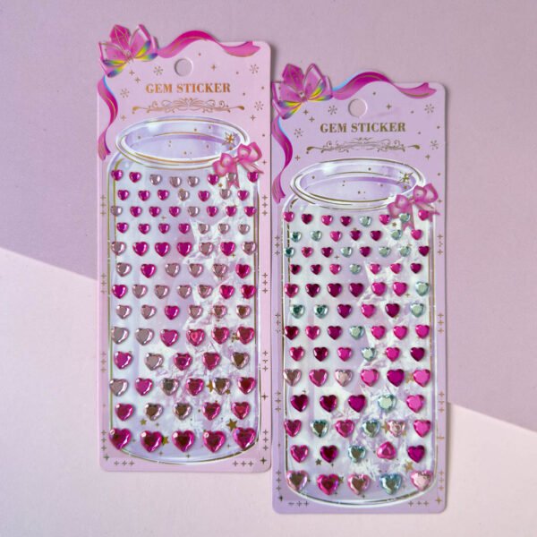 Brillos Gem Sticker Corazón - Imagen 5