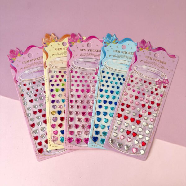Brillos Gem Sticker Corazón