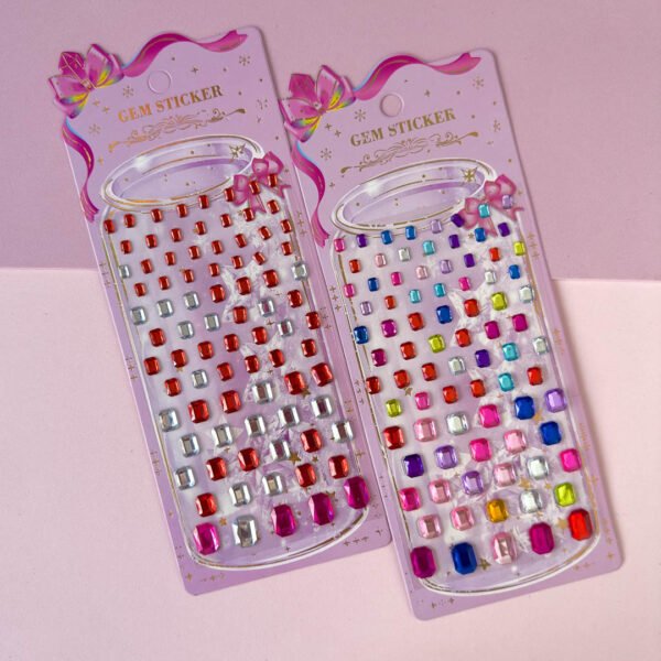 Brillos Gem Sticker Esmeralda - Imagen 3