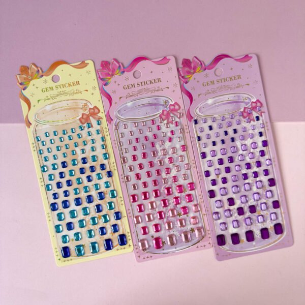 Brillos Gem Sticker Esmeralda - Imagen 4