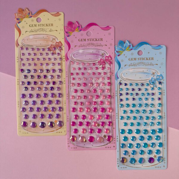 Brillos Gem Sticker Perla - Imagen 5