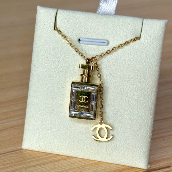 Collar Perfume Chanel con Dije